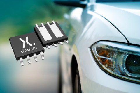 Nexperia推出行業(yè)領(lǐng)先的80 V汽車LFPAK56D雙功率MOSFET，能夠大幅節(jié)省空間
